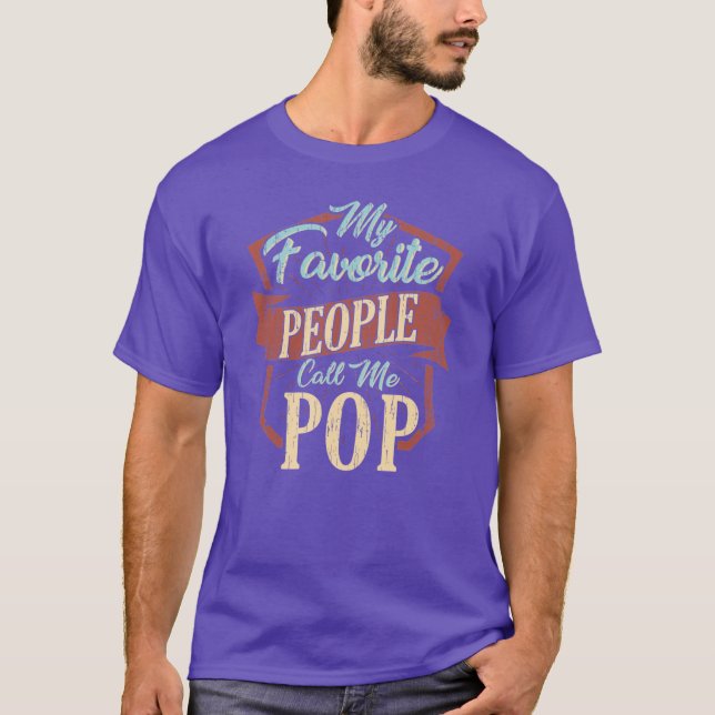 My Favourite People Grandparents Day Gag T-Shirt (Front)