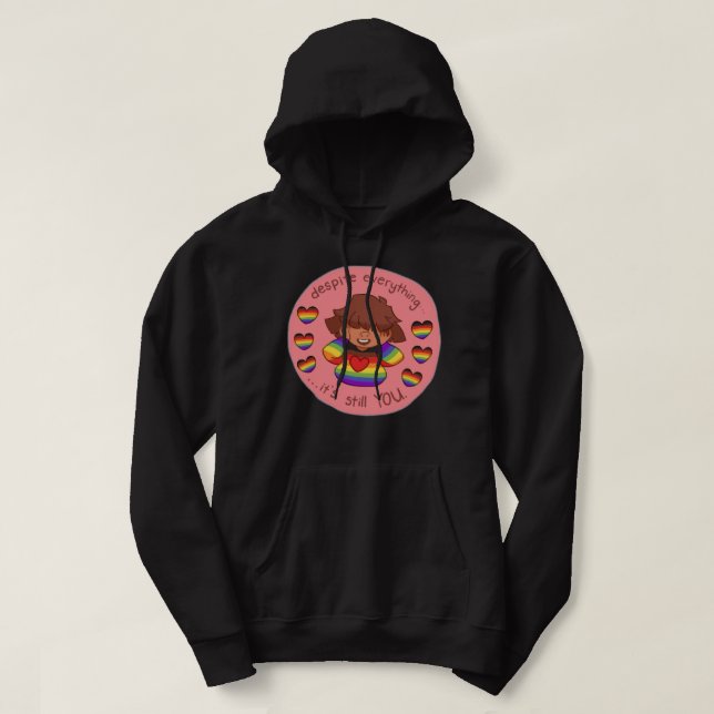 My Favourite People Undertale Chara Vintage Retro Hoodie (Design Front)
