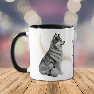 My Favourite Person is a Siberian Husky Dog Mug