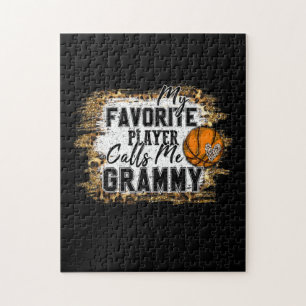 My Favourite Player Calls Me Grammy Basketball Xma Jigsaw Puzzle