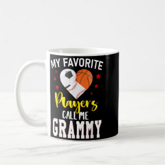 My Favourite Players Baseball Basball Soccer Gramm Coffee Mug