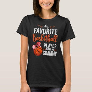 My Favourite Players Call Me Grammy  Basketball Gr T-Shirt