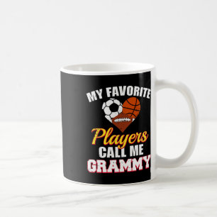 My Favourite Players Soccer Bysketbyll Footbyll Gr Coffee Mug
