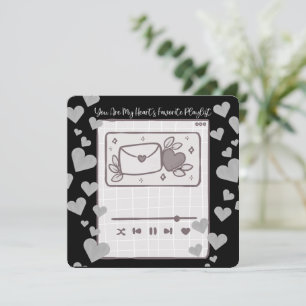 My Favourite Playlist - Valentine's Day Card
