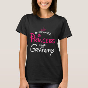 My Favourite Princess Calls Me Grammy Daughter Fat T-Shirt