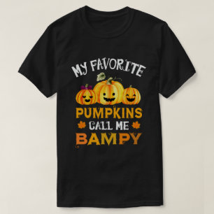 My Favourite Pumpkins Call Me Bampy Funny Hallowee T-Shirt