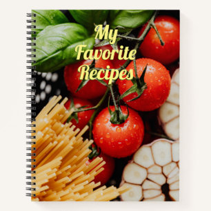 My Favourite Recipes, Cherry Tomatoes Notebook