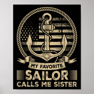 My Favourite Sailor Calls Me Sister Sailor Sister Poster