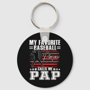 My Favourite Sell Player Calls Me Pap American Fla Key Ring