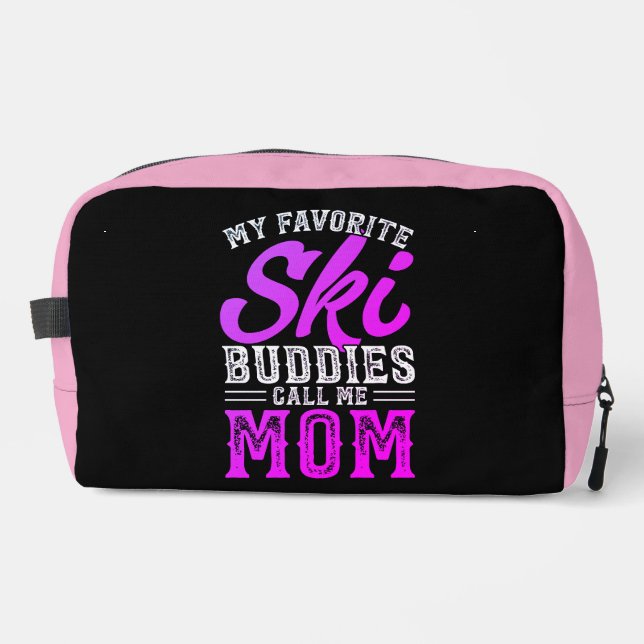 My Favourite Ski Buddies Call Me Mum Dopp Kit (Front)