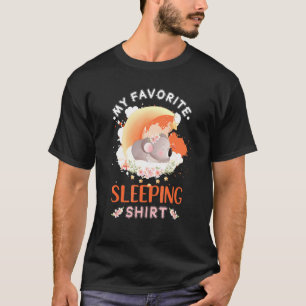 My Favourite Sleeping Lazy Koala Bear Moon Sleepin T-Shirt