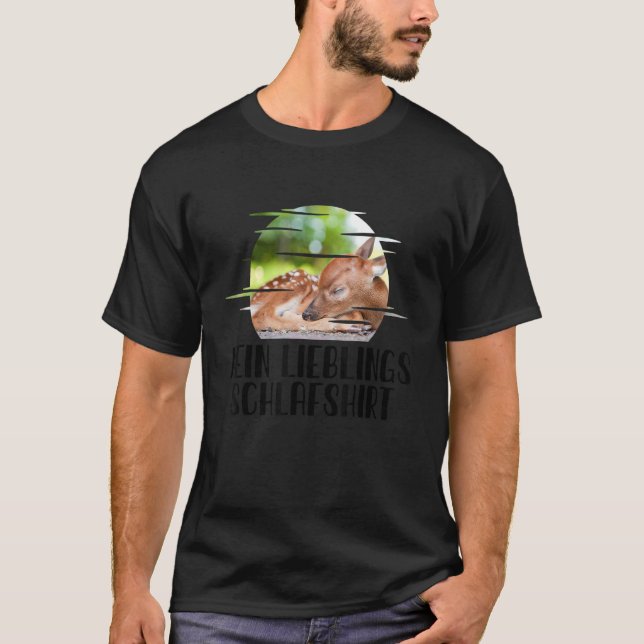 My Favourite Sleeping  Sleeping Deer 1 T-Shirt (Front)