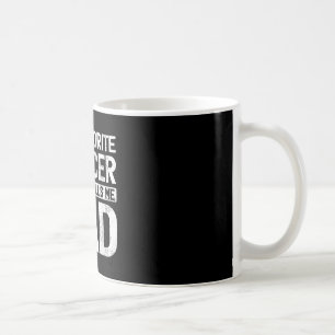 My Favourite Soccer Player Calls Me Dad Fathers Da Coffee Mug