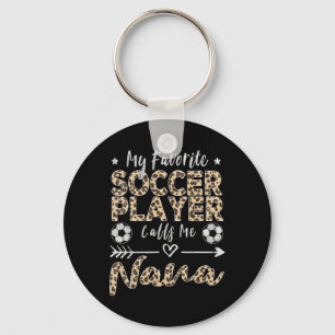 My Favourite Soccer Player Calls Me Nana Soccer Gr Key Ring