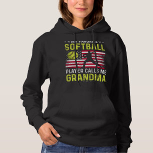 my favourite softball player calls me grandma amer hoodie