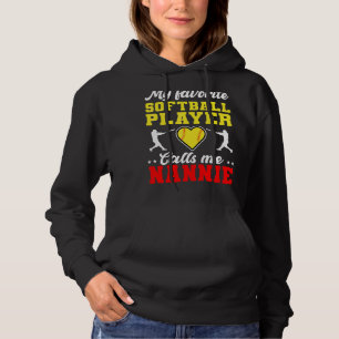 My Favourite Softball Player Calls Me Nannie Mothe Hoodie