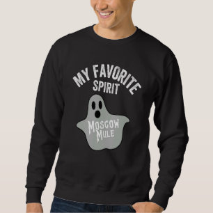 My Favourite Spirit Mule Halloween Ghost Vodka Sweatshirt