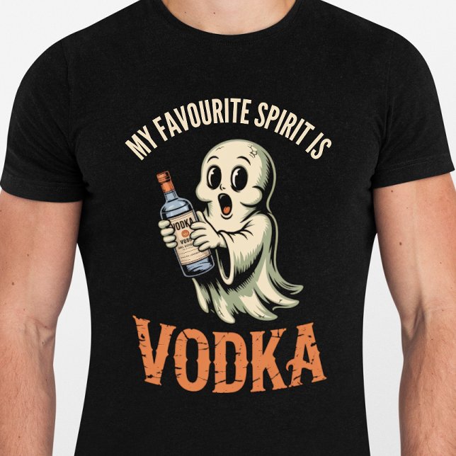 My Favourite Spirti is Vodka - Funny Halloween T-Shirt (Creator Uploaded)
