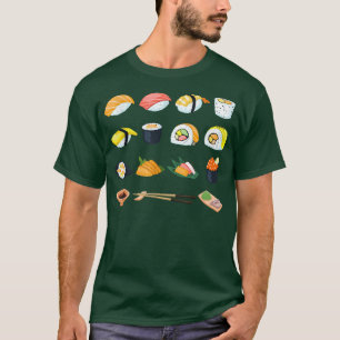 My Favourite Sushi Tee Japanese Sushi Kit