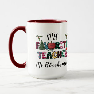 My Favourite Teacher's Merry Christmas Mug