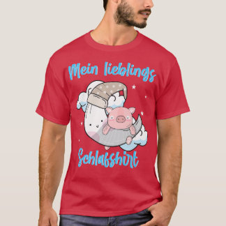 My favourite teacup pig, mini pig, moon sleep shir T-Shirt