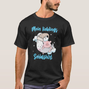 My Favourite Teacup Pig Mini Pig Moon Sleep T-Shirt