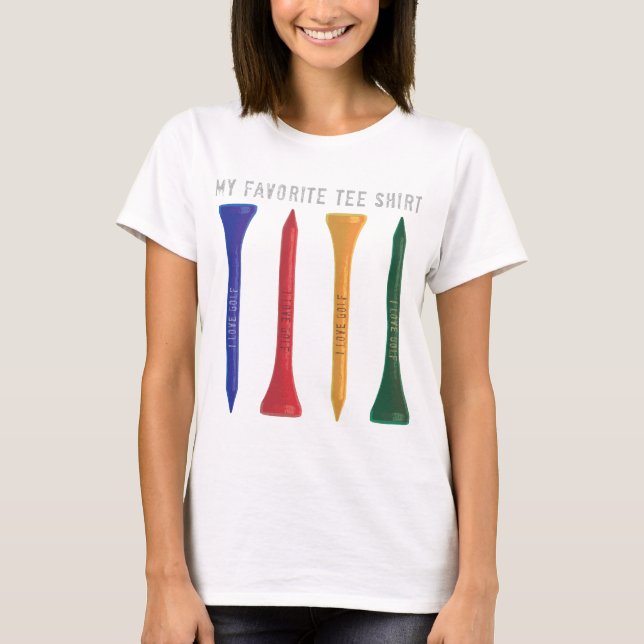 My Favourite Tee Shirt Ladies Baby Doll Fitted (Front)