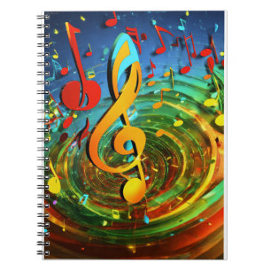 My Favourite Tune: Musical Notes and Lyrics Design Notebook
