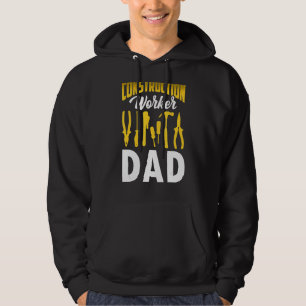My Favourite Veteran Is My Dad Construction Worker Hoodie