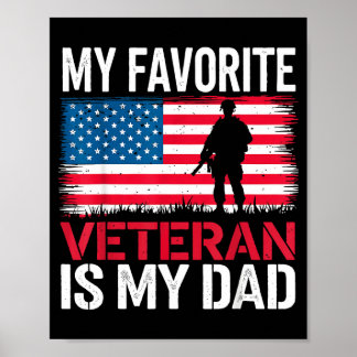 My favourite veteran is my dad poster