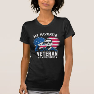 My Favourite Veteran Is My Husband T-Shirt