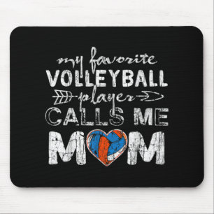 My Favourite volleyball Player Calls Me Mum Fun Mu Mouse Mat