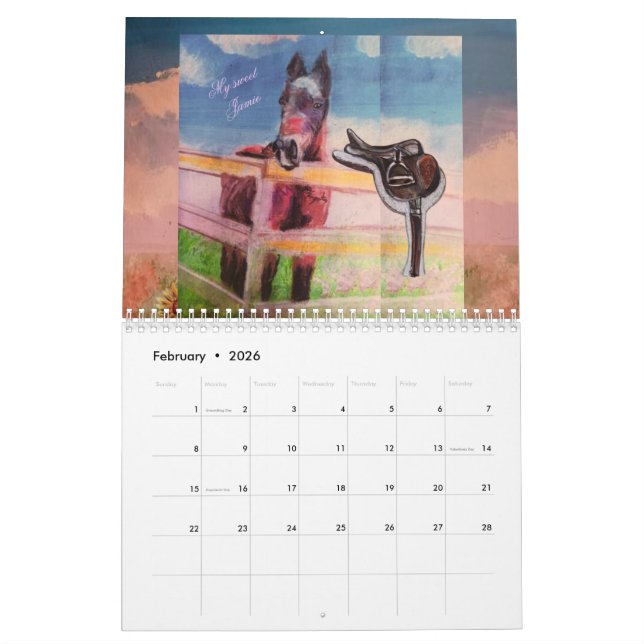 My favourites calendar (Feb 2026)