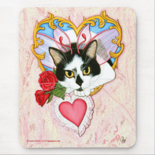My Feline Valentine Cat Mousepad