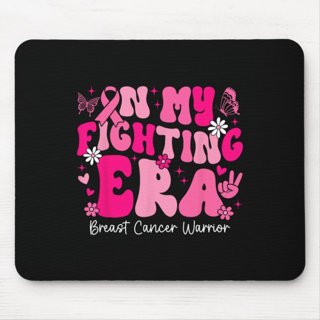 My Fighting Era Breast Cancer Awareness Warrior Gr Mouse Mat (Front)