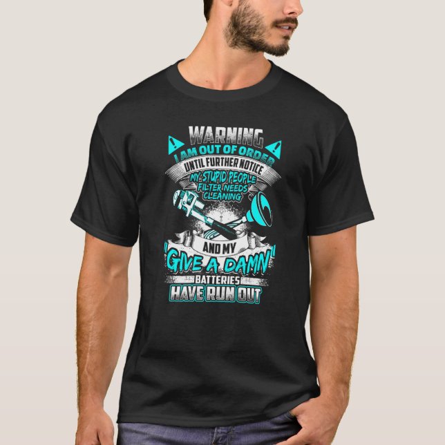 MY FILTER  Plumbers Plumbing T-Shirt (Front)