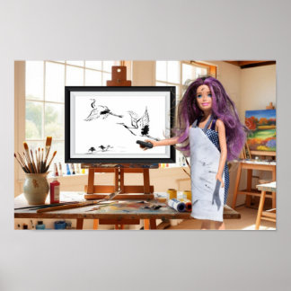 My finished charcoal drawing.  poster