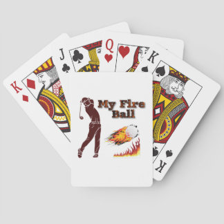 My Fire Ball – Unleash the Power of Golf! Playing Cards