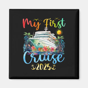 My First 2025 Cruise Trip Kids Vacation Matching F Magnet