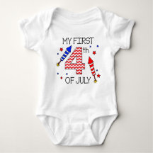 My First 4th of July Infant Body Suit