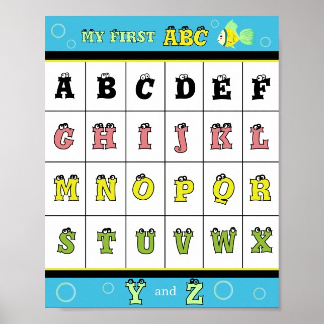 My First ABC Golden fish  Poster (Front)