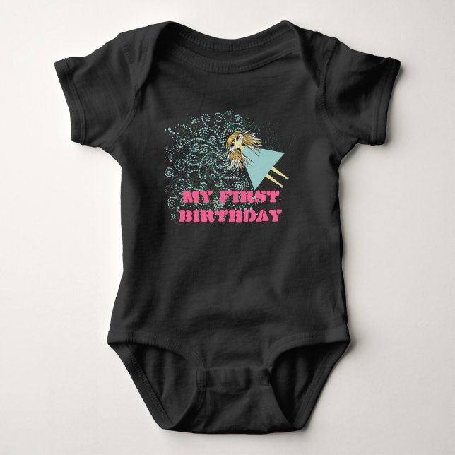 My First Birthday - - Baby Bodysuit (Front)