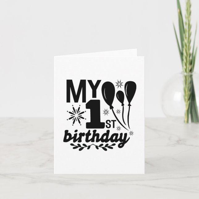 My First Birthday! Baby!!!! Invitations (Front)