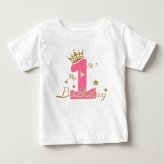 My First Birthday , Birthday Girl Shirt,  Baby T-Shirt
