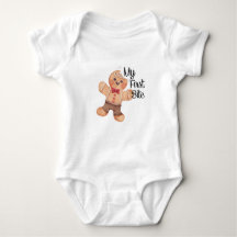 My First Bite / Tooth Personalised Babysuits