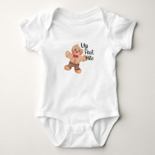 My First Bite / Tooth Personalised Babysuits Baby Bodysuit