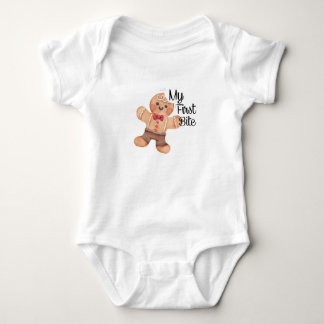 My First Bite / Tooth Personalised Babysuits Baby Bodysuit