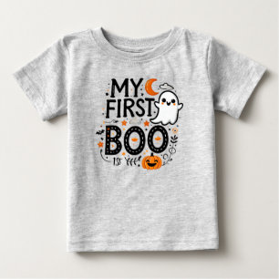 My First Boo Halloween Baby T-Shirt