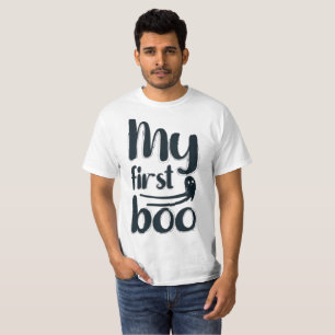 My First Boo Men's Halloween T-Shirt - Fun Ghost 