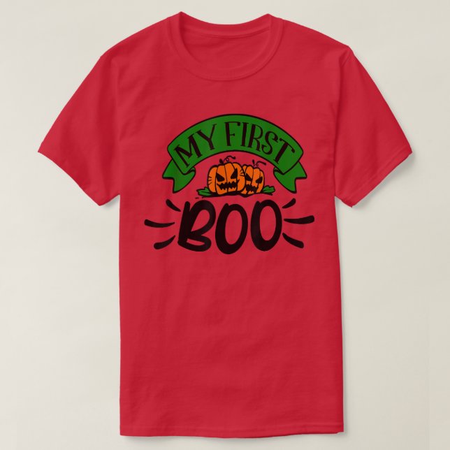 My First Boo T-Shirt (Design Front)